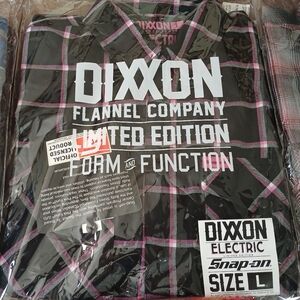 DIXXON Electric Flannel with Pink and Black Plaid